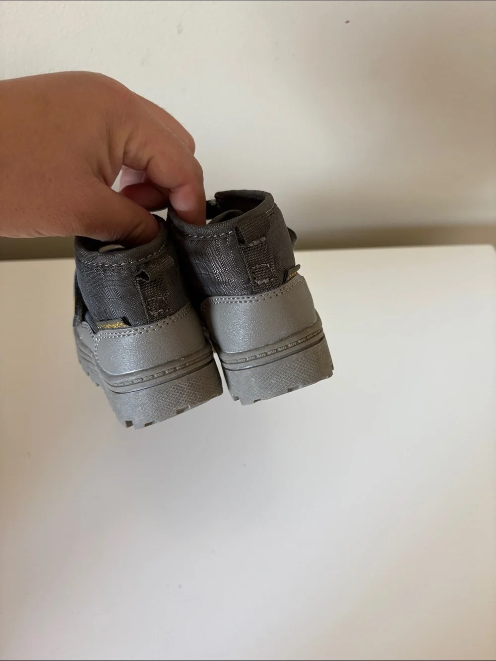 Carter's Gray Toddler Velcro High-Top Shoes